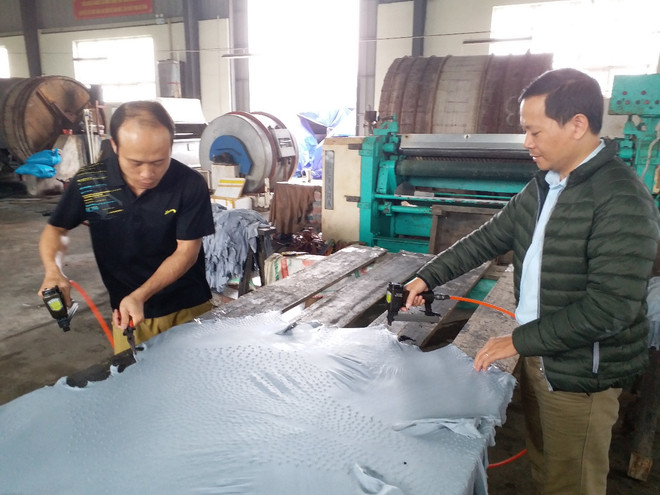 Ngành da giày: Phát triển công nghệ thuộc da thân thiện môi trường ảnh 1