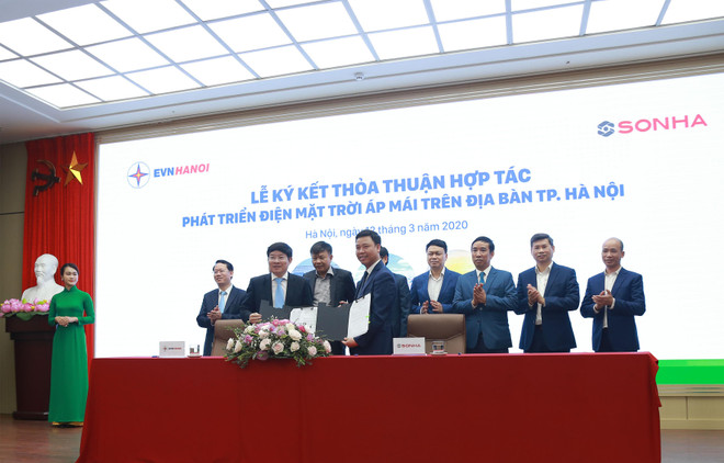 Tập đoàn Sơn Hà hợp tác cùng EVN HANOI phát triển điện Mặt Trời áp mái ảnh 1