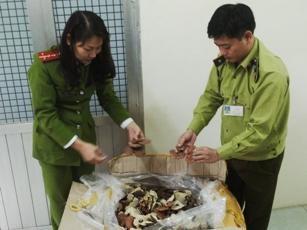 [Video] Cận cảnh thu giữ mỹ phẩm, thực phẩm chức năng nghi nhập lậu ảnh 1