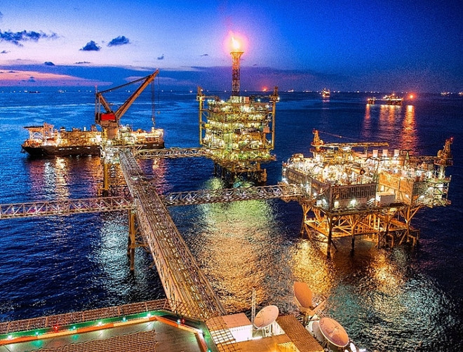 Mỏ Bạch Hầu. (Ảnh: PV/Vietnam+) PVN phát triển khoa học công nghệ: 'Biến điều không thể thành có thể' ảnh 1