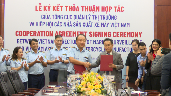 Hợp tác chống hàng giả mặt hàng xe máy và phụ tùng xe gắn máy ảnh 1