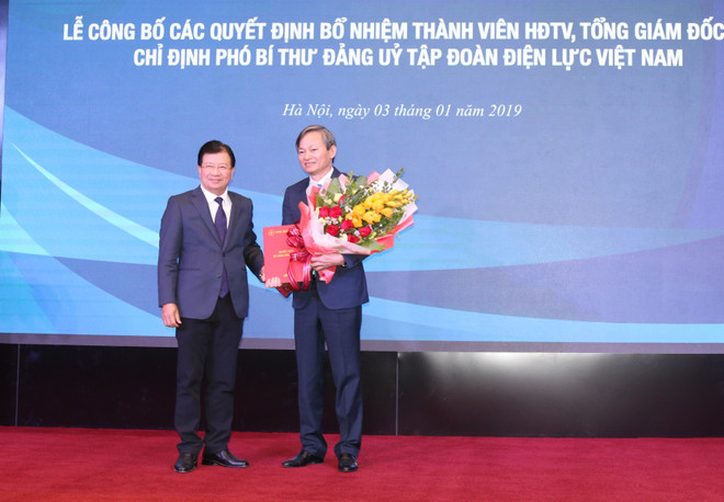 Tập đoàn điện lực Việt Nam chính thức có Tổng Giám đốc mới ảnh 1