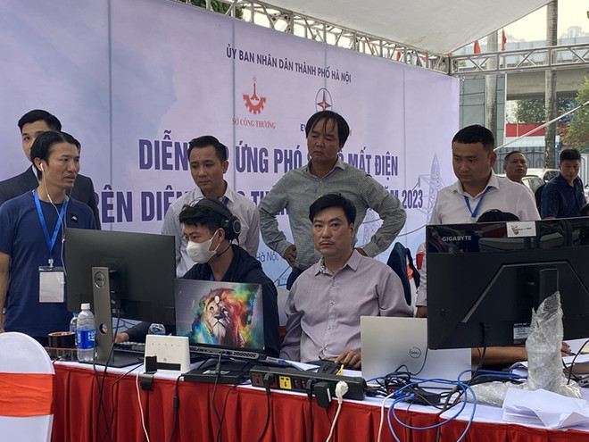 Hà Nội lần đầu diễn tập ứng phó với sự cố mất điện trên diện rộng ảnh 2