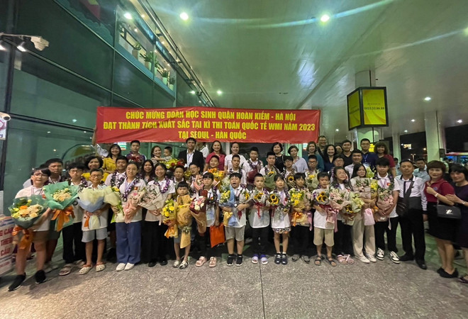 Toàn bộ học sinh Việt Nam đều đoạt giải tại Kỳ thi Toán quốc tế WMI ảnh 2