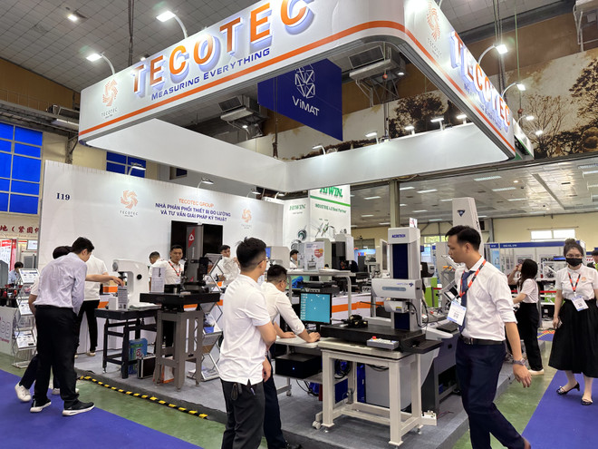 Số doanh nghiệp công nghiệp hỗ trợ hiện đạt khoảng 5.000 doanh nghiệp. (Ảnh: Đức Duy/Vietnam+) Công nghiệp hỗ trợ: Tạo lực đẩy để doanh nghiệp kết nối chuỗi cung ứng ảnh 2