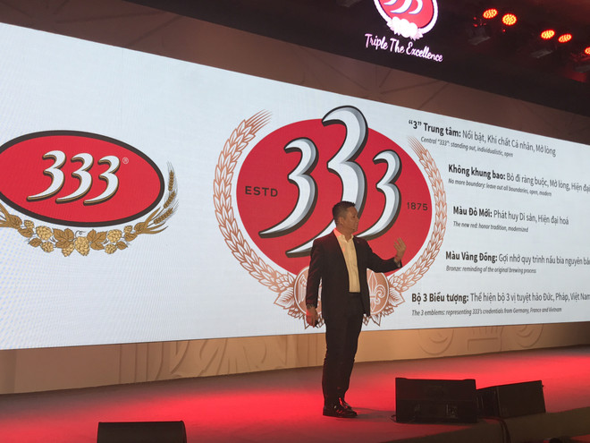 Sabeco tái ra mắt thương hiệu Bia 333 với diện mạo hoàn toàn mới ảnh 1