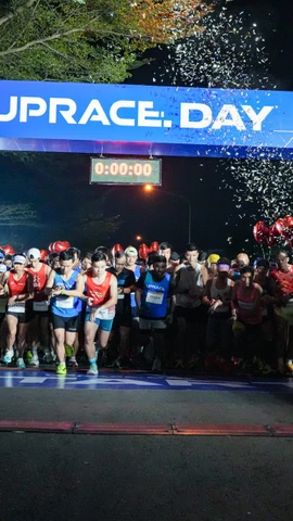 Hơn 914.000 người tham gia UpRace 2025. (Ảnh: PV/Vietnam+)