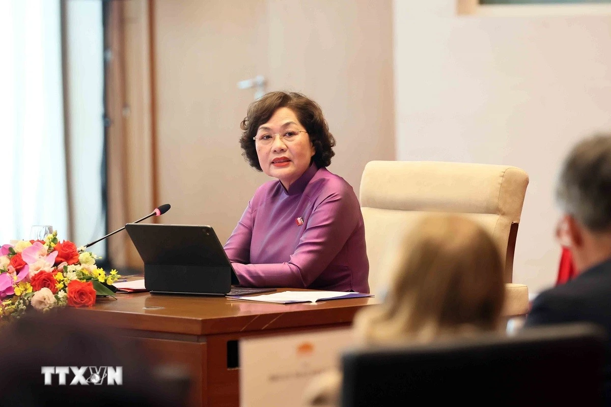 Phó Chủ tịch Quốc hội Nguyễn Thị Hồng tiếp đoàn Hội đồng Kinh doanh Hoa Kỳ - ASEAN