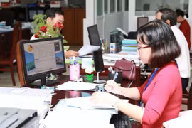 Trong cơ cấu nguồn thu, thu nội địa đóng vai trò chủ chốt khi đạt 740,7 nghìn tỷ đồng, tăng 12,5%. (Ảnh: Vietnam+)
