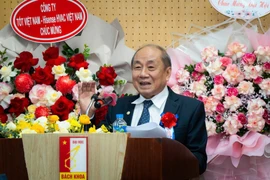 Tiến sỹ Nguyễn Xuân Tiên cho biết nhiệm kỳ tới, Hội sẽ tập trung tư vấn, phản biện để nâng cao hệ số hiệu suất năng lượng tối thiểu (MEPS) đối với máy điều hòa, đề xuất tiêu chuẩn năng lượng cho các dòng máy VRV/VRF và đẩy mạnh dán nhãn năng lượng. (Ảnh: Vietnam+)