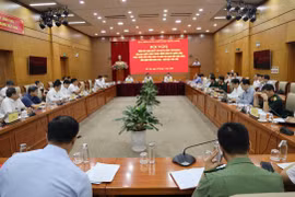 Hội nghị tổng kết Nghị quyết 36-NQ/TW về phát triển bền vững kinh tế biển khu vực phía Bắc đến năm 2030. (Ảnh: Vietnam+)
