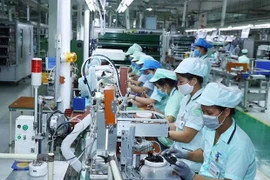Kim ngạch xuất khẩu của khối FDI đạt 295,66 tỷ USD, tăng 22,8% và chiếm tới 75,6% tổng trị giá xuất khẩu của cả nước. (Ảnh: Vietnam+)