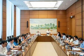 Các đại biểu đã tập trung phân tích những điểm nghẽn hiện tại, đề xuất các giải pháp đột phá để thúc đẩy khu vực kinh tế này trở thành động lực quan trọng của nền kinh tế. (Ảnh: Vietnam+)