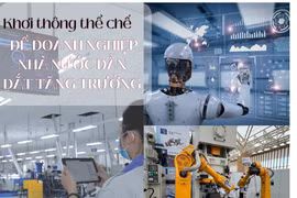 Các giải pháp và chính sách thúc đẩy doanh nghiệp Nhà nước phát triển mạnh mẽ, nâng cao năng lực cạnh tranh và dẫn dắt tăng trưởng quốc gia. (Ảnh: Vietnam+)