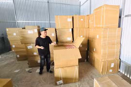 Các sai phạm về xuất xứ và ghi nhãn hàng hóa chiếm tỷ trọng lớn với những thủ đoạn tinh vi nhằm che mắt lực lượng chức năng. (Ảnh: HQ/Vietnam+)