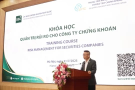 Phó Chủ tịch Ủy ban Chứng khoán Nhà nước Hà Duy Tùng nhấn mạnh quản trị rủi ro đóng vai trò then chốt đối với các công ty chứng khoán. (Ảnh: Vietnam)