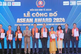 Các doanh nghiệp được ghi danh tại Lễ công bố ASEAN Award 2024. (Ảnh: BTC)