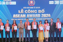 Các doanh nghiệp được ghi danh tại Lễ công bố ASEAN Award 2024. (Ảnh: BTC)