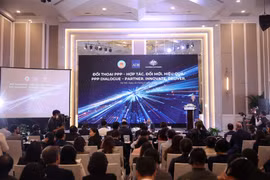 Đối thoại cấp cao về PPP năm 2025 do Bộ Tài chính phối hợp với Ngân hàng Phát triển châu Á (ADB) tổ chức ngày 25/11. (Ảnh: Vietnam+)