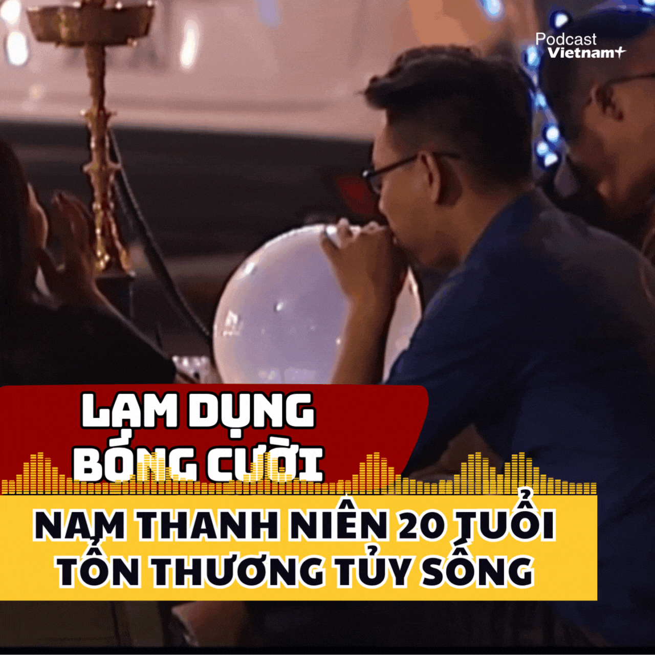 Lạm dụng bóng cười, nam thanh niên 20 tuổi bị tổn thương tủy sống