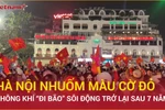 Du khách nước ngoài hân hoan chúc mừng trận thắng của tuyển Việt Nam tại AFF Cup