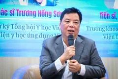 Tiến sỹ Trương Hồng Sơn - Phó Tổng Thư ký Tổng hội Y học Việt Nam, Viện trưởng Viện Y học ứng dụng Việt Nam. (Ảnh: PV/Vietnam+)