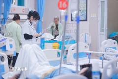 Khu vực tiếp nhận bệnh nhân cấp cứu tại một bệnh viện. (Ảnh: TTXVN/Vietnam+)