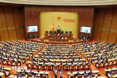 Toàn cảnh Phiên khai mạc trọng thể Kỳ họp thứ 10, Quốc hội khoá XV. (Ảnh: Phạm Kiên/TTXVN)