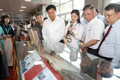 Triển lãm là cơ hội để nhìn lại những bước phát triển của y học cổ truyền nước nhà. (Ảnh: PV/Vietnam+)