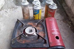 Bình gas mini cũ hỏng tiềm ẩn nhiều nguy cơ gây cháy nổ.