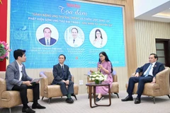 Các chuyên gia tại buổi Tọa đàm. (Ảnh: PV/Vietnam+)