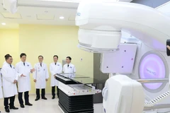 Bệnh viện K đưa vào hoạt động 2 hệ thống máy xạ trị cùng gần 100 trang thiết bị hiện đại. (Ảnh: PV/Vietnam+)