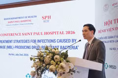 Tiến sỹ Nguyễn Đức Long - Giám đốc Bệnh viện Đa khoa Xanh Pôn. (Ảnh: PV/Vietnam+)