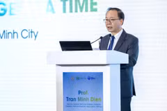 Giáo sư Trần Minh Điển - Giám đốc Bệnh viện Nhi Trung ương, Chủ tịch Hội Nhi khoa Việt Nam. (Ảnh: PV/Vietnam+)