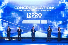 Qualcomm Việt Nam phối hợp cùng Học viện Công nghệ Bưu chính Viễn thông chính thức cho ra mắt Nền tảng L2Pro. (Ảnh: Minh Sơn/Vietnam+)