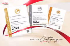 Ba sản phẩm tham dự của Viettel Solution đều được trao danh hiệu “Best of Category."