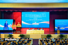 Phiên họp 'Ngoại giao khoa học công nghệ góp phần kiến tạo năng lực phát triển quốc gia' đã chính thức diễn ra vào chiều 5/8 tại Hà Nội. (Ảnh: Minh Sơn/Vietnam+)