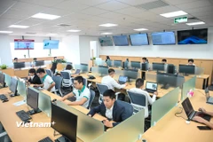 Toàn cảnh Trung tâm Khôi phục và Bảo vệ dữ liệu FSI DDS (FSI DDS - Data Recovery & Protection Center). (Ảnh: Minh Sơn/Vietnam+)