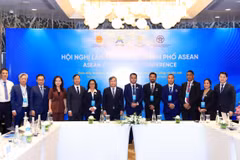 Hội nghị lãnh đạo các thành phố ASEAN. (Ảnh: PV/Vietnam+)