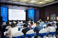 Trung tâm Chứng thực điện tử quốc gia (NEAC), Bộ Khoa học và Công nghệ phối hợp với Hiệp hội Công chứng viên Việt Nam tổ chức Hội thảo "Vai trò của Chữ ký số và Dịch vụ tin cậy với Công chứng điện tử." (Ảnh: PV/Vietnam+)