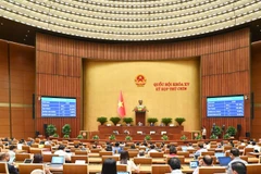 Luật Công nghiệp Công nghệ số chính thức được thông qua. (Ảnh: PV/Vietnam+)