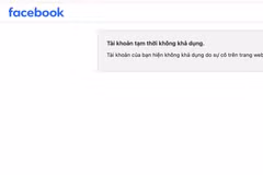 Facebook lại "sập" diện rộng tại Việt Nam 