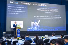 Diễn đàn Cấp cao Chuyển đổi số Việt Nam – Châu Á 2026 (Vietnam – Asia DX Summit 2026) đã chính thức khai mạc. (Ảnh: PV/Vietnam+)