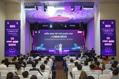 Toàn cảnh phiên khai mạc Diễn đàn Trí tuệ Nhân tạo Việt Nam – AI360. (Ảnh: PV/Vietnam+)