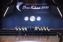 Top 10 Sao Khuê 2025 - Hạng mục danh giá nhất của Giải. (Ảnh: PV/Vietnam+)