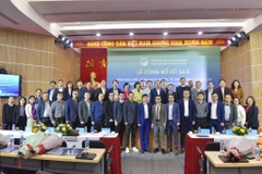 Trung tâm Chứng thực điện tử quốc gia - NEAC, Bộ Khoa học và Công nghệ tổ chức lễ công bố kết quả khảo sát, đánh giá chất lượng dịch vụ các tổ chức cung cấp dịch vụ chứng thực chữ ký số công cộng năm 2025 (CA-Index 2025). (Ảnh: PV/Vietnam+)