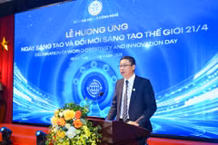 Theo Thứ trưởng Bộ KH-CN Lê Xuân Định, đổi mới sáng tạo không phải là nhiệm vụ của riêng một ngành hay một lĩnh vực mà đó là Đổi mới sáng tạo toàn dân, đại chúng, là nhiệm vụ chung của cả quốc gia. (Ảnh: Minh Sơn/Vietnam+)