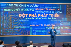 Ông Trương Gia Bình khẳng định nhân lực là nòng cốt cho sự phát triển quốc gia trong kỷ nguyên vươn mình. (Ảnh: Minh Sơn/Vietnam+) 