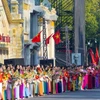 Người lao động nghỉ Giỗ Tổ Hùng Vương xong sẽ đi làm lại 2 ngày rồi bước vào kỳ nghỉ 30/4-1/5. (Ảnh: Vietnam+)