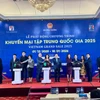 Phát động chương trình “Khuyến mại tập trung quốc gia 2025-Vietnam Grand Sale 2025”. (Ảnh: PV/Vietnam+)